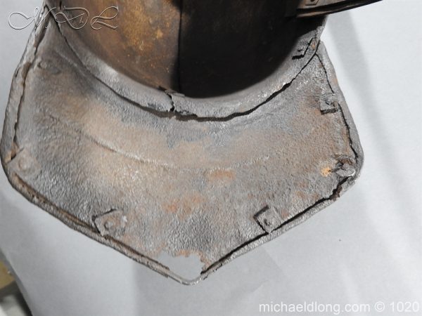 17th Century English Civil War Harquebusier's Lobster Tail Helmet - Image 13
