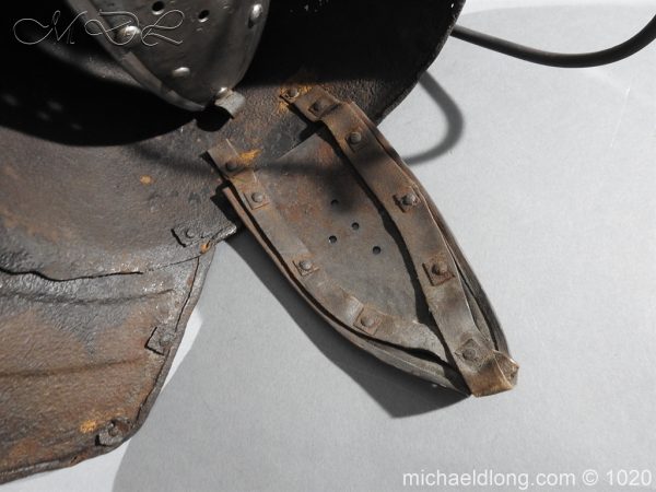 17th Century English Civil War Harquebusier's Lobster Tail Helmet - Image 16
