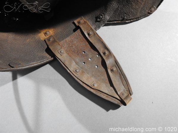17th Century English Civil War Harquebusier's Lobster Tail Helmet - Image 18