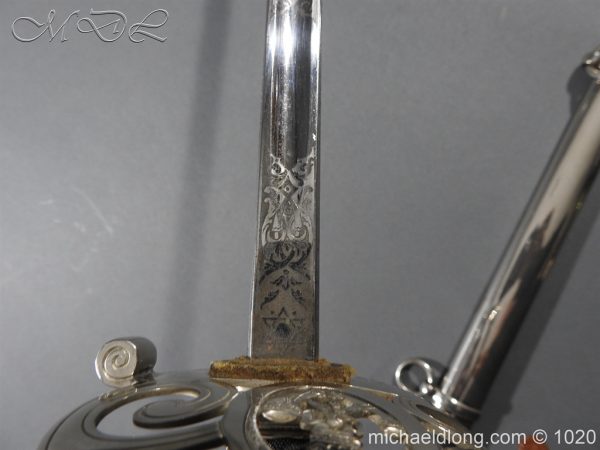 Victorian Rifle Regiment Officer's Levee Sword - Image 12