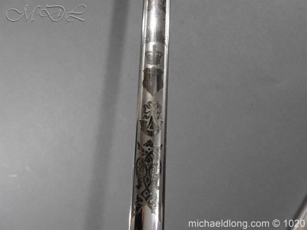 Victorian Rifle Regiment Officer's Levee Sword - Image 13