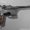 Deactivated WWI Mauser C96 Pistol
