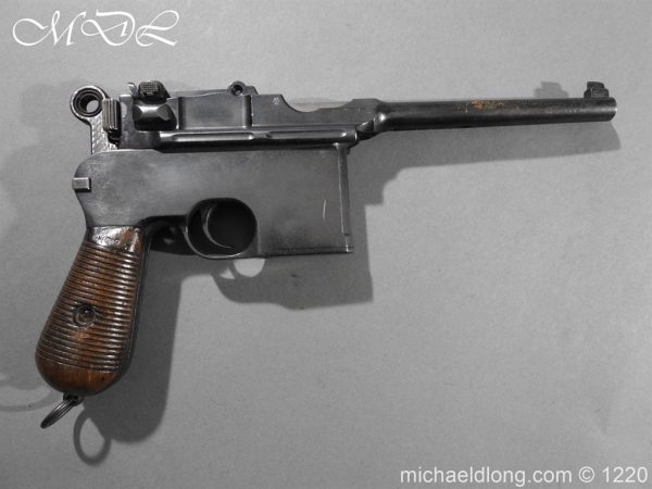 Deactivated WWI Mauser C96 Pistol