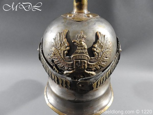 Prussian M1867 NCO Cuirassier Cavalry Helmet - Image 3