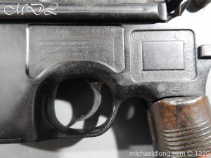 michaeldlong.com 15021 300x225 Mauser Contract Red 9 Semi Automatic Pistol Deactivated