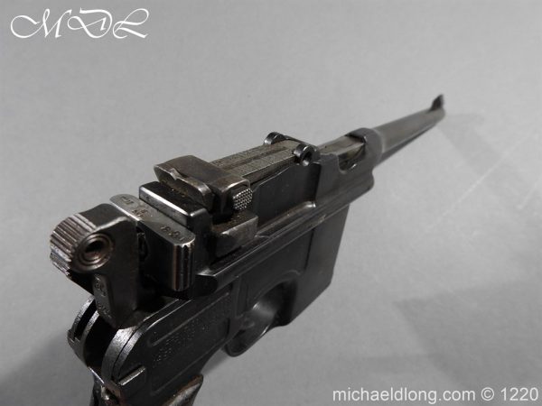 michaeldlong.com 15026 600x450 Mauser Contract Red 9 Semi Automatic Pistol Deactivated