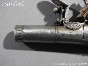 Flintlock Pocket Pistol by Brunn – Michael D Long Ltd | Antique Arms ...