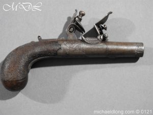 Flintlock Pocket Pistol by H. Nock