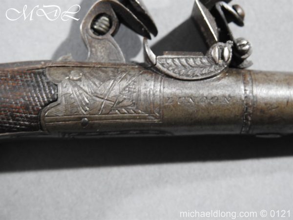 Flintlock Pocket Pistol by H. Nock - Image 4