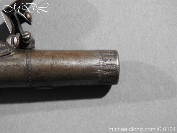 Flintlock Pocket Pistol by H. Nock - Image 5