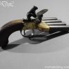 Flintlock Ducks Foot Pistol Circa 1810