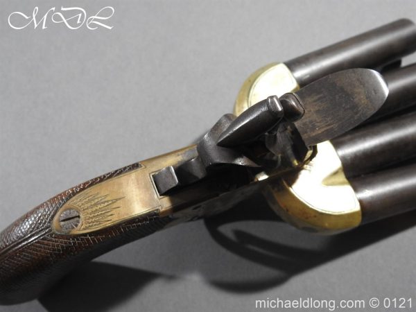 Flintlock Ducks Foot Pistol Circa 1810 - Image 6