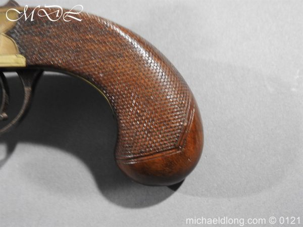 Flintlock Ducks Foot Pistol Circa 1810 - Image 9