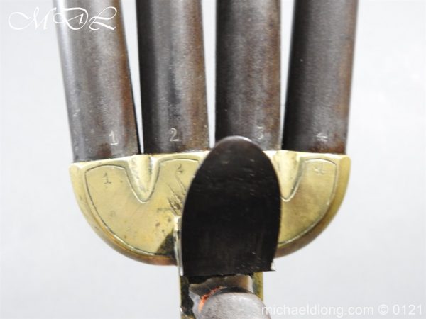 Flintlock Ducks Foot Pistol Circa 1810 - Image 15