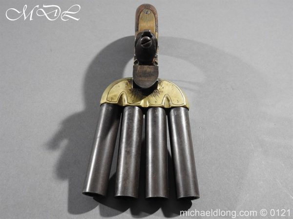 Flintlock Ducks Foot Pistol Circa 1810 - Image 18