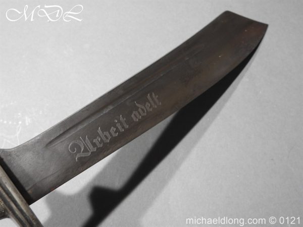 German RAD Dagger By Carl Julius Krebs - Image 11