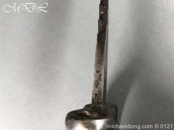 British 1879 Martini Henry Artillery Carbine Bayonet - Image 5