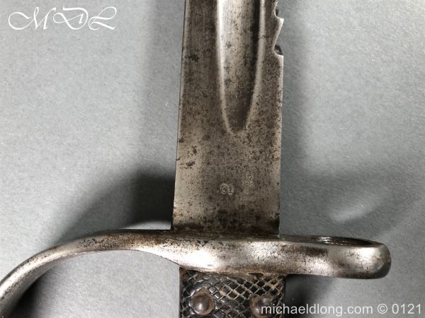 British 1879 Martini Henry Artillery Carbine Bayonet - Image 4