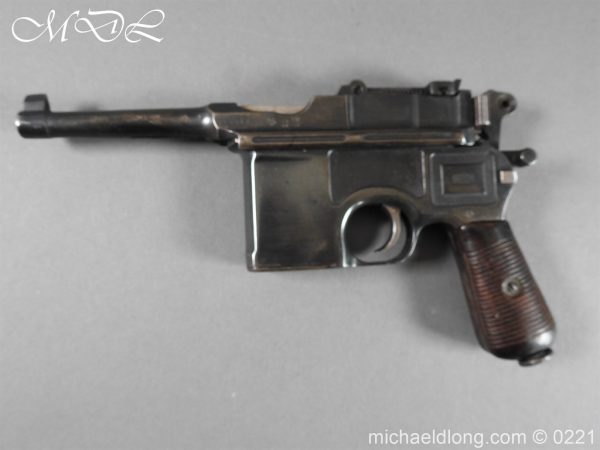 Deactivated WWI Mauser C96 Pistol - Image 7