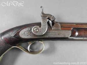 British Percussion Pistol c 1864 by R Garden