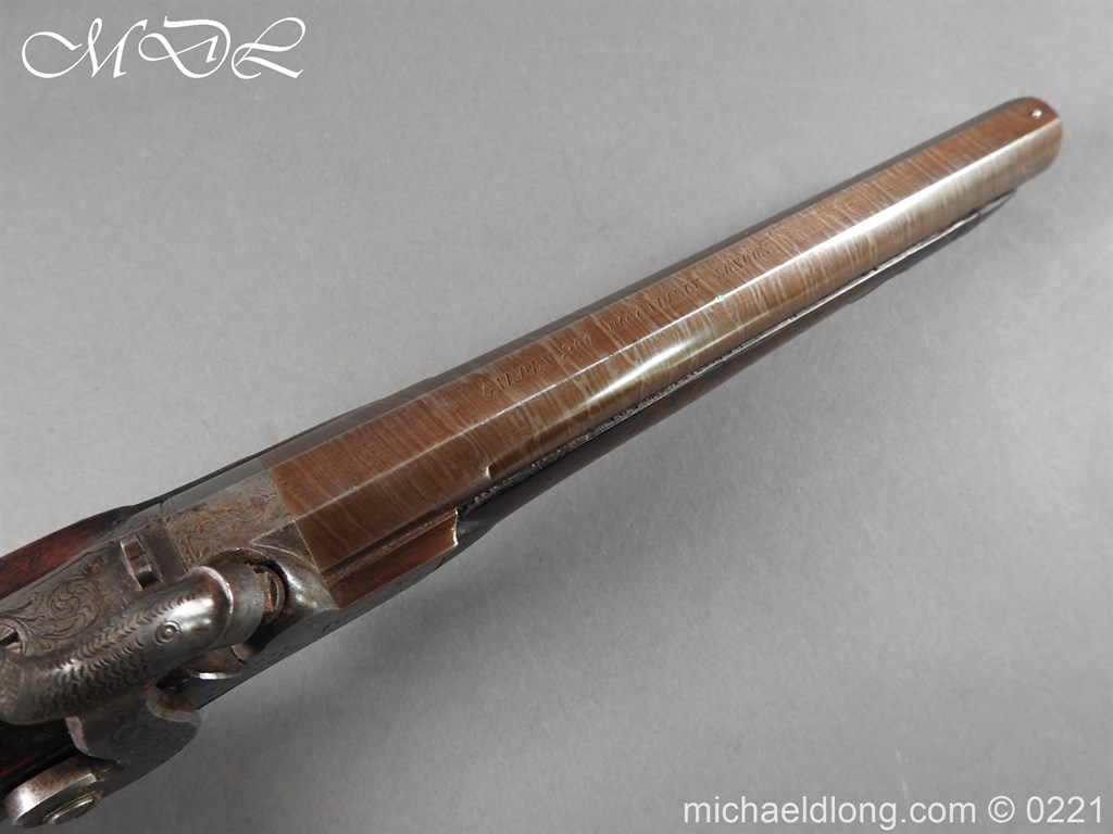 British Percussion Pistol c 1864 by R Garden - Scinde Horse - Image 12