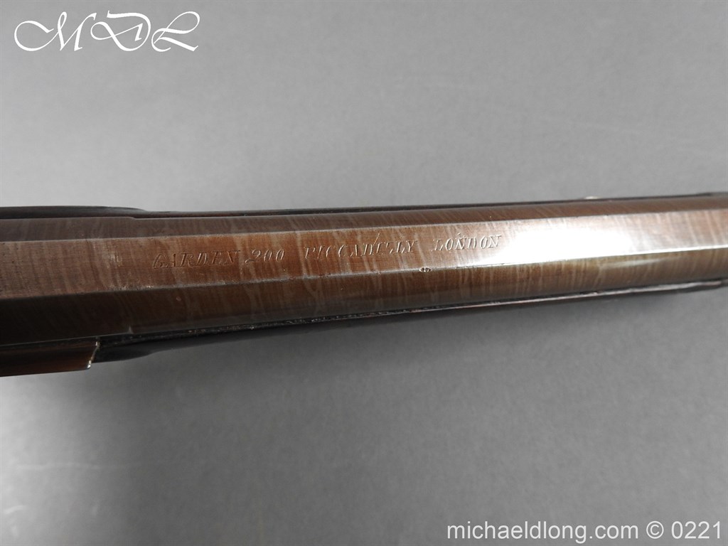 British Percussion Pistol c 1864 by R Garden - Scinde Horse - Image 13