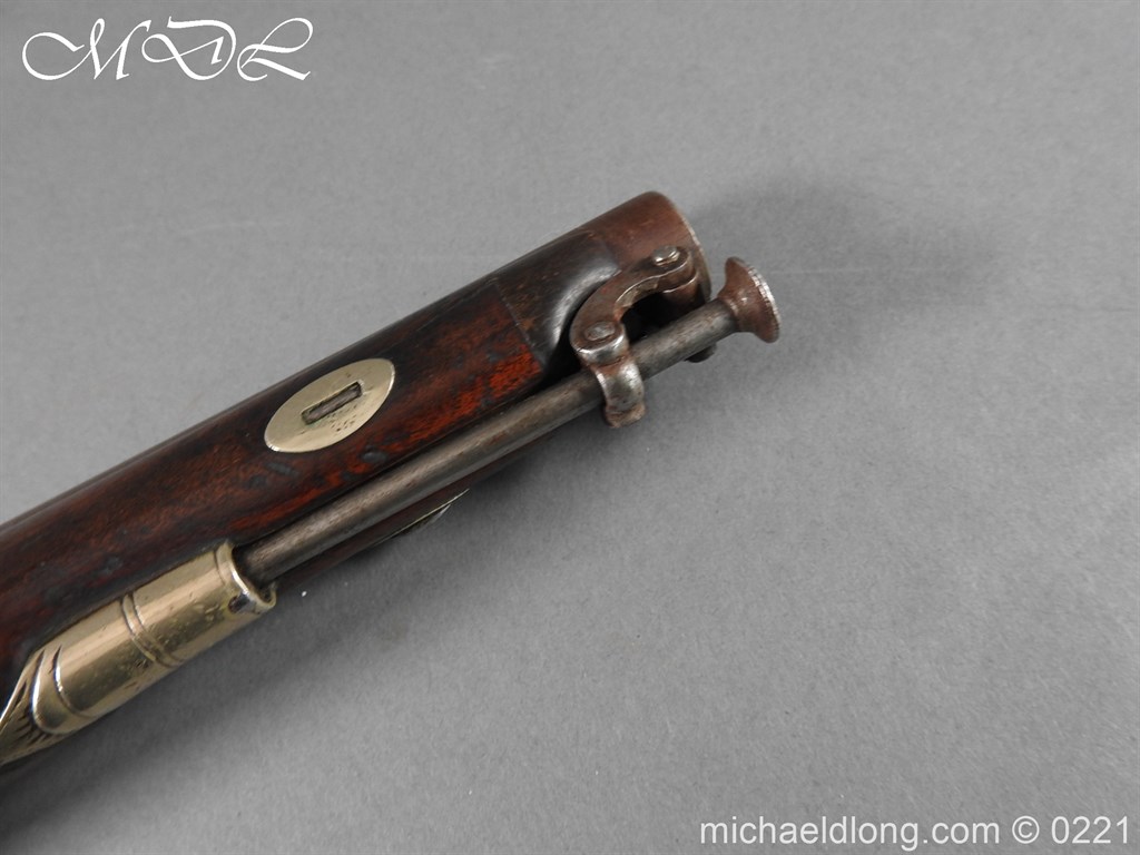 British Percussion Pistol c 1864 by R Garden - Scinde Horse - Image 14