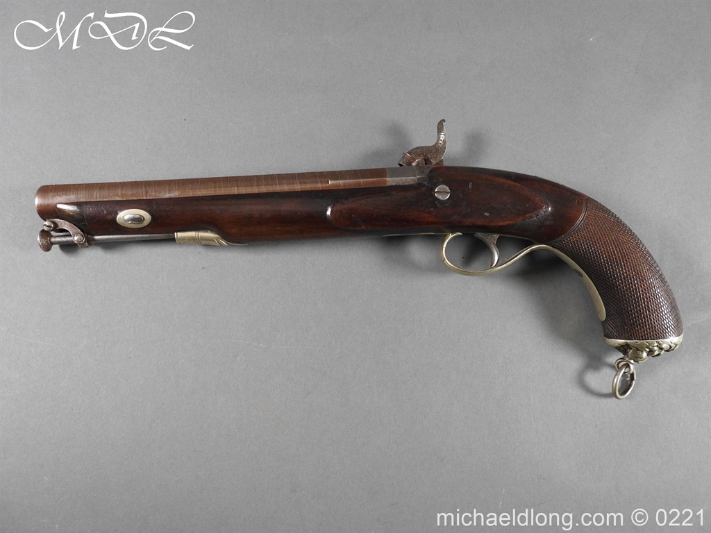 British Percussion Pistol c 1864 by R Garden - Scinde Horse - Image 17
