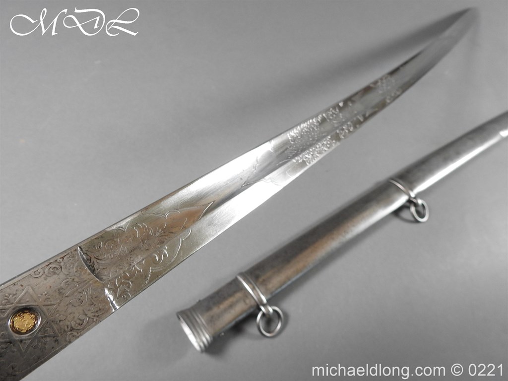British Victorian Officer's 1821 Sword by Harman & Co Calcutta - Image 12