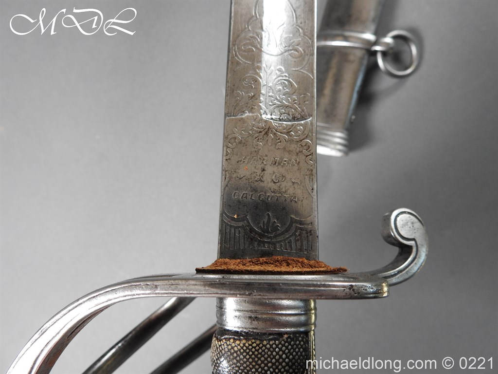 British Victorian Officer's 1821 Sword by Harman & Co Calcutta - Image 18
