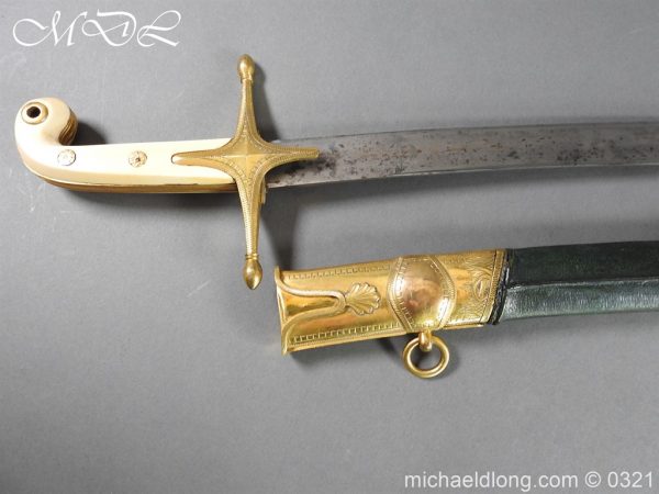 Georgian 5th Dragoon Guards Officer's Mameluke - Image 7