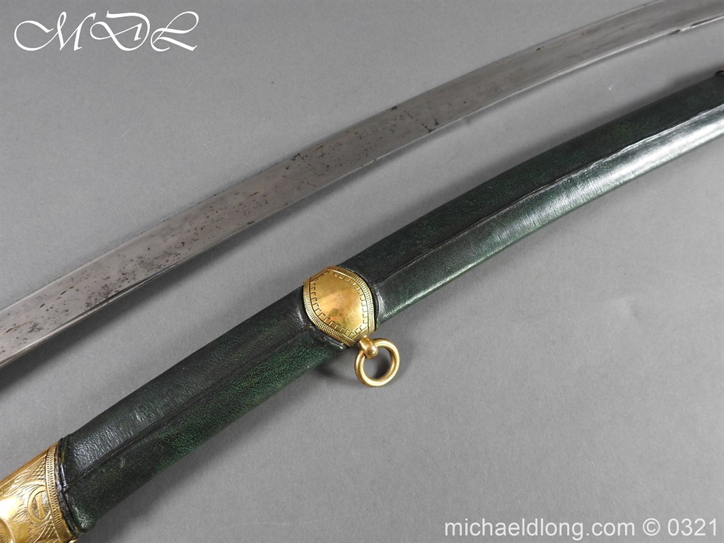 Georgian 5th Dragoon Guards Officer's Mameluke - Image 8