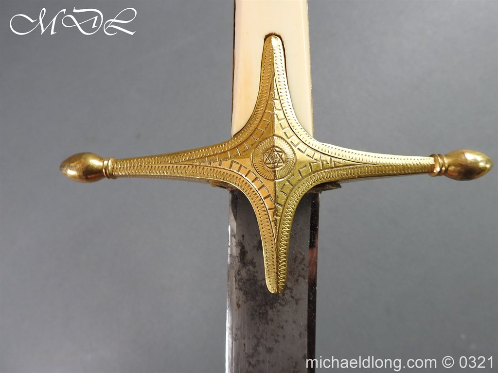 Georgian 5th Dragoon Guards Officer's Mameluke - Image 27