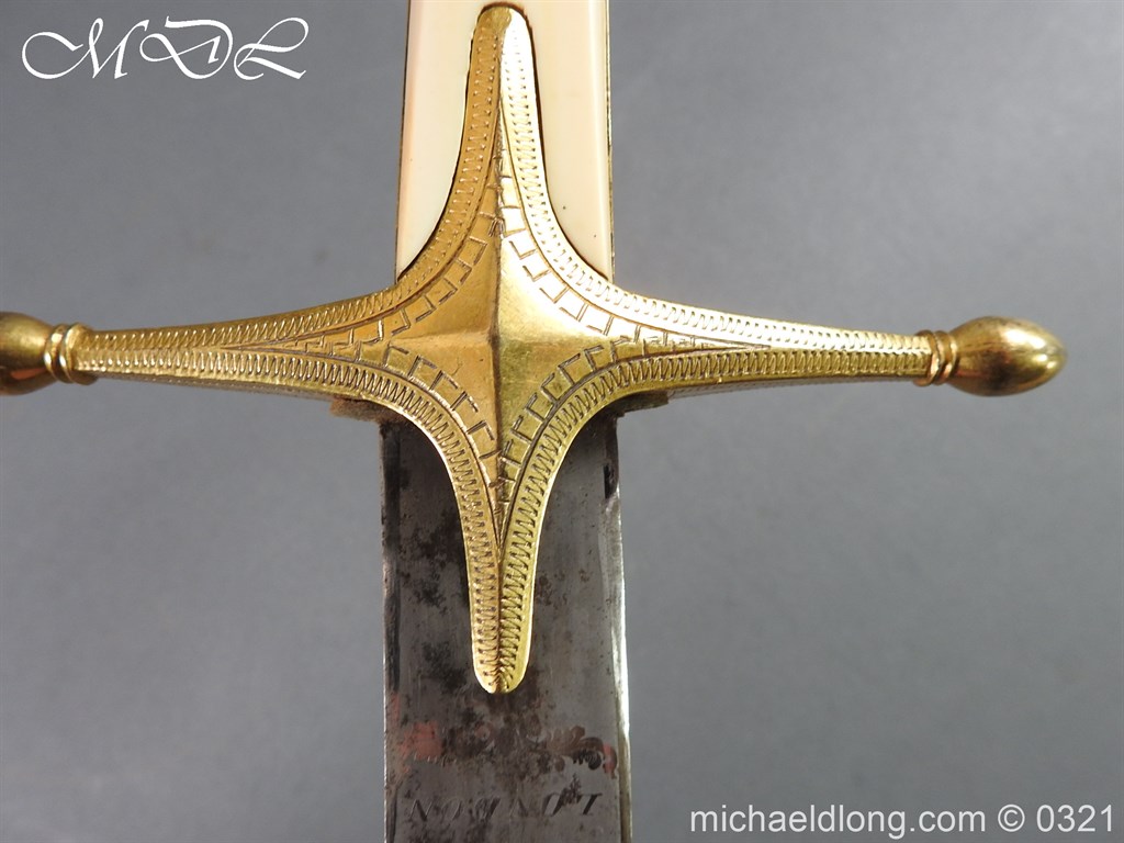 Georgian 5th Dragoon Guards Officer's Mameluke - Image 31