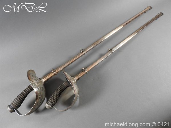 1912 Pattern Cavalry Officers Swords Made for the Sons of the Maharaja of Gwalior - Image 3