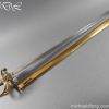 Household Cavalry Trooper Brass Disk Hilt Sword c1800