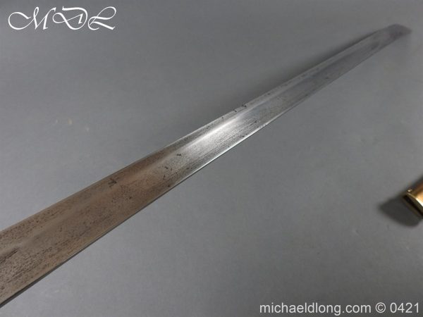 Household Cavalry Trooper Brass Disk Hilt Sword c1800 - Image 14