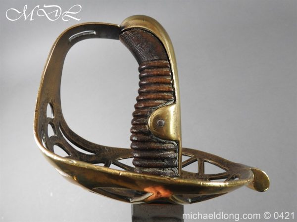 Household Cavalry Trooper Brass Disk Hilt Sword c1800 - Image 19