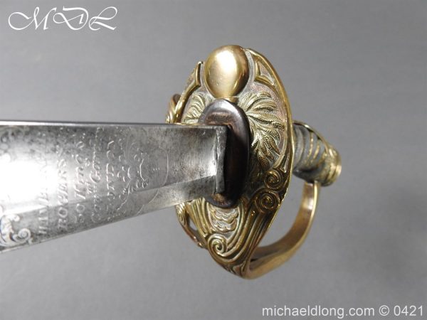 British 1832 pattern 2nd Life  Guards Officer's Dress Sword - Image 20