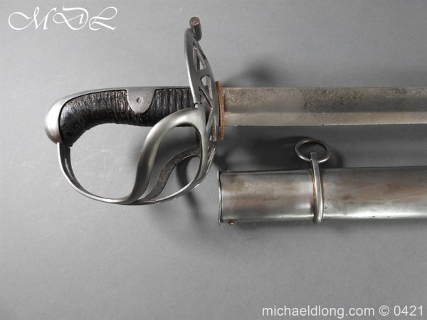 Household Cavalry Trooper Steel Disk Hilt Sword c1800 - Image 2