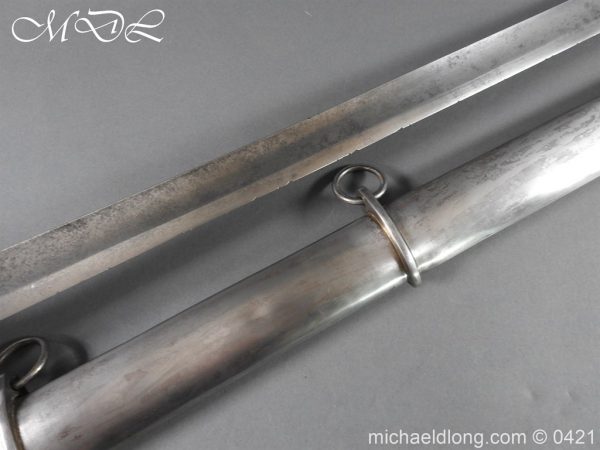 Household Cavalry Trooper Steel Disk Hilt Sword c1800 - Image 25