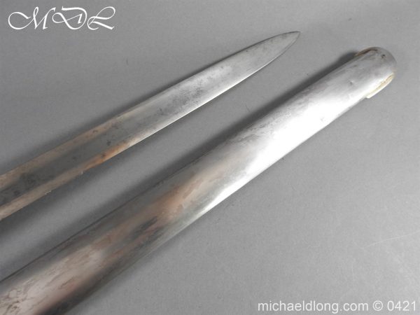 Household Cavalry Trooper Steel Disk Hilt Sword c1800 - Image 24