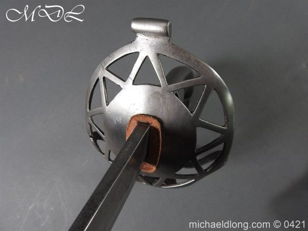 Household Cavalry Trooper Steel Disk Hilt Sword c1800 - Image 9