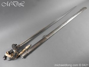 British Scroll Hilt Officer’s Sword by Wilkinson