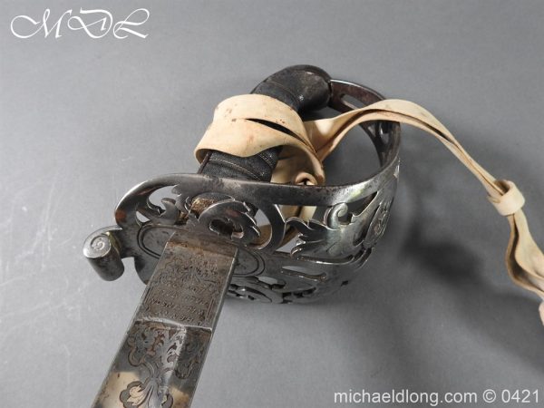 British Scroll Hilt Officer’s Sword by Wilkinson - Image 8