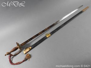 British 1796 Infantry Blue & Gilt Officer’s sword