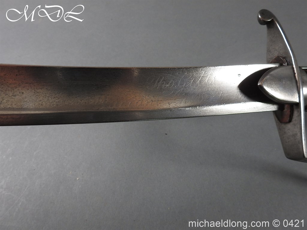 British 1796 Light Cavalry Officer’s Sword by Gill - Image 10