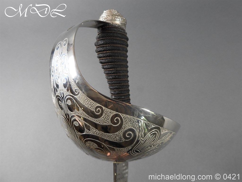 British 1912 12th Lancers Officer’s Sword - Image 4