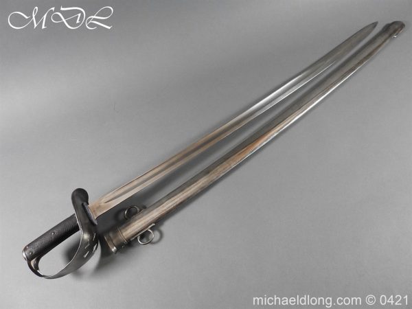 British 1890 Cavalry Troopers Sword