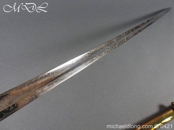 2nd Glamorgan Rifle Volunteers Presentation Sword - Image 23